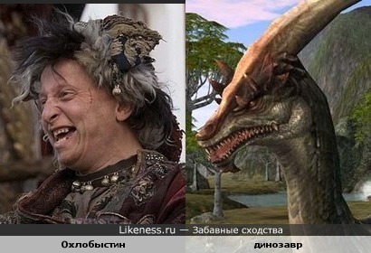 Иван Охлобыстин похож на динозавра