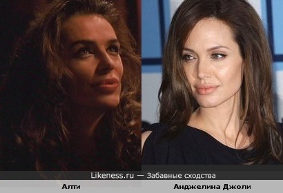 Анджелина Джоли похожа на Алти (из сериала Зена - Королева Воинов)