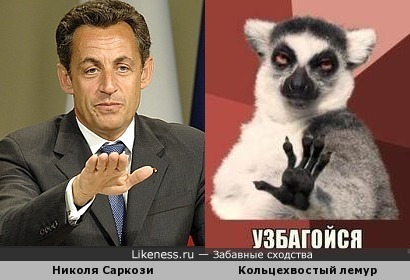 Николя Саркози призывает узбагоиться :-)