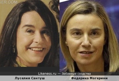 Луселия Сантуш и Федерика Могерини похожи