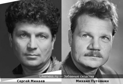 Сергей Минаев похож на Михаила Пуговкина
