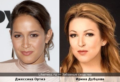 Джессика Ортиз и Ирина Дубцова похожи