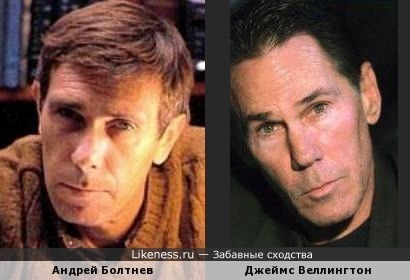 Андрей Болтнев и Джеймс Веллингтон похожи
