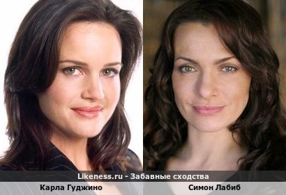 Карла Гуджино похожа на Симону Лабиб