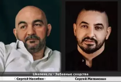 Два Сергея с похожими лицами и вайбом