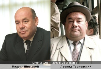 Леонид Тарновский похож на Михаила Швыдкого