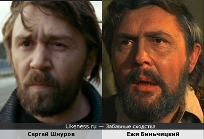 Сергей Шнуров похож на Ежи Биньчицкого