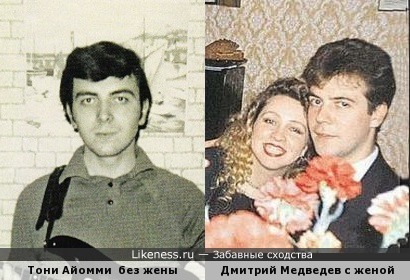 Тони Айомми похож на Дмитрия Медведева