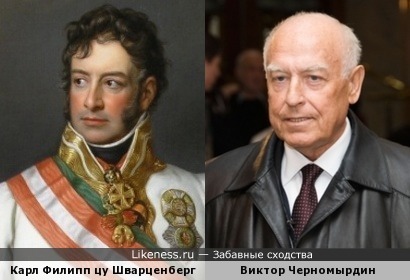 Фельдмаршал Шварценберг похож на Черномырдина, как сын на отца