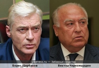 Борис Щербаков похож на Виктора Черномырдина