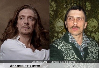 Дмитрий Четвергов похож на меня