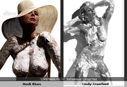 Heidi Klum copied Cindy Crawford