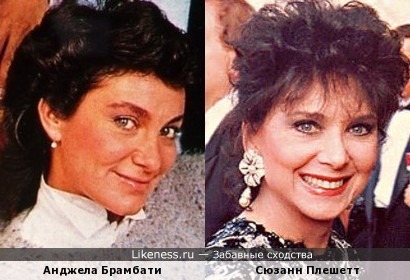 Анджела Брамбати (Ricchi e Poveri) и Сюзанн Плешетт