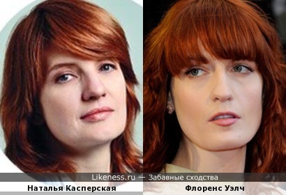 Наталья Касперская и Флоренс Уэлч