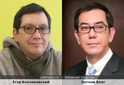 Егор Кончаловский похож на Энтони Вонга Чау-Санга