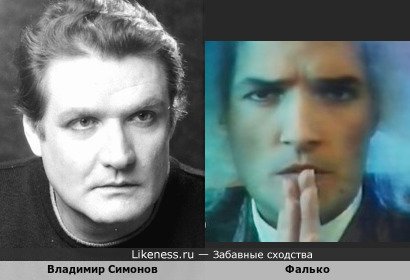 Владимир Симонов похож на певца Фалько