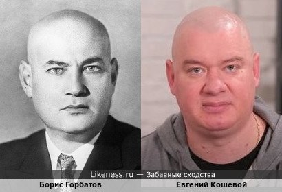 Борис Горбатов похож на Евгения Кошевого