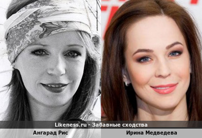 Ангарад Рис похож на Ирину Медведеву