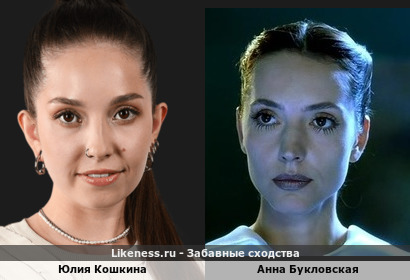 Юлия Кошкина похожа на Анну Букловскую