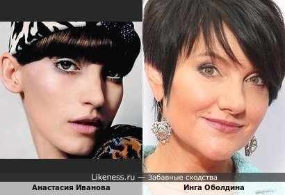 Анастасия Иванова и Инга Оболдина