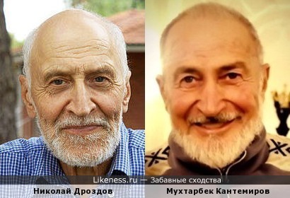 Мухтарбек Кантемиров похож на Николая Дроздова
