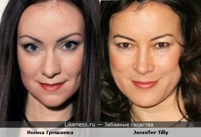 Нонна Гришаева похожа на Дженнифер Тилли