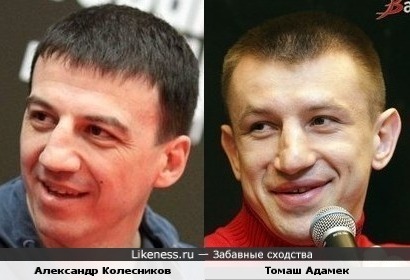 Александр Колесников и Томаш Адамек