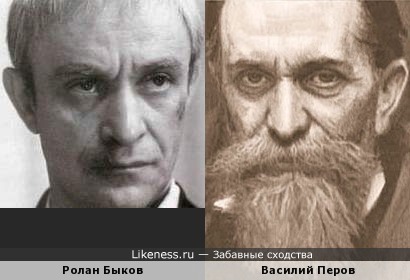 Ролан Быков и Василий Перов