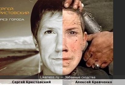 Сергей Кристовский похож на Алексея Кравченко