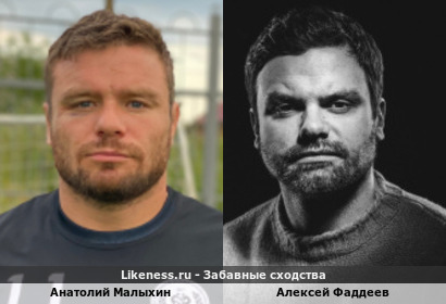 Анатолий Малыхин похож на Алексея Фаддеева