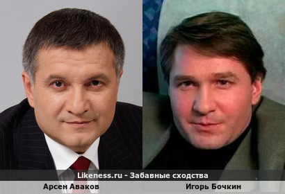 Арсен Аваков похож на Игоря Бочкина