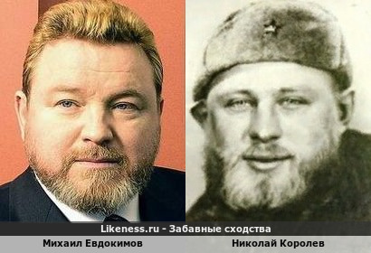 Михаил Евдокимов похож на Николая Королева