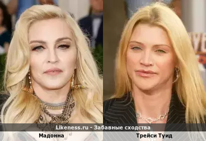Мадонна похожа на Трейси Туид