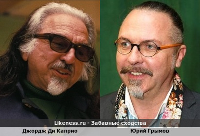 Джордж Ди Каприо похож на Юрия Грымова