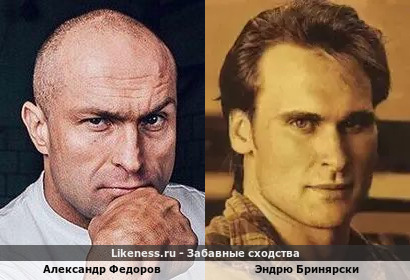 Александр Федоров похож на Эндрю Бринярски