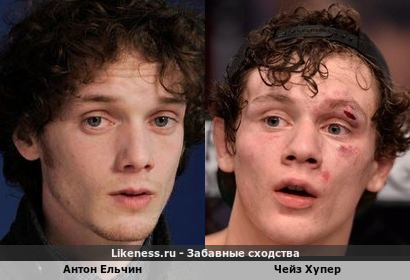 Антон Ельчин и боец UFC Чейз Хупер