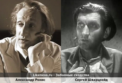 Александр Ронис похож на Сергея Шварцзойда