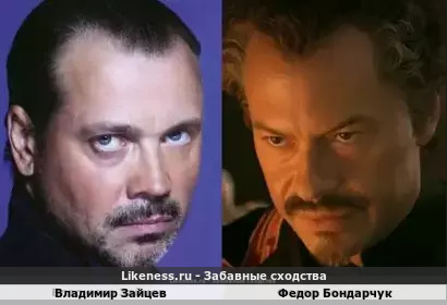 Владимир Зайцев похож на Федора Бондарчука
