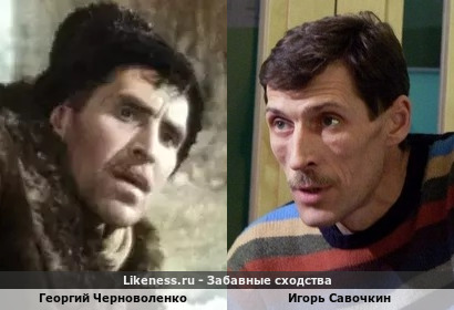 Георгий Черноволенко похож на Игоря Савочкина