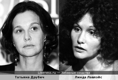 Скандально известная актриса Линда Лавлэйс напомнила ангела (в сравнении с ней, разумеется) Татьяну Друбич