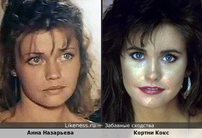 Анна Назарьева и Кортни Кокс