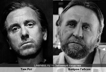 Тим Рот и Байрон Гибсон