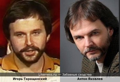 Антон Яковлев похож на Игоря Таращанского