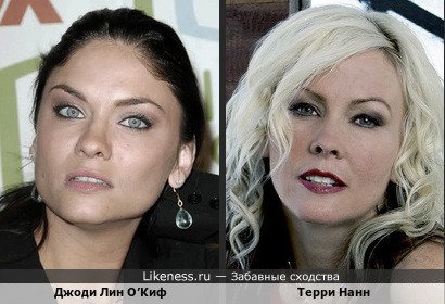 Американская певица и актриса Терри Нанн и Джоди Лин О&rsquo;Киф