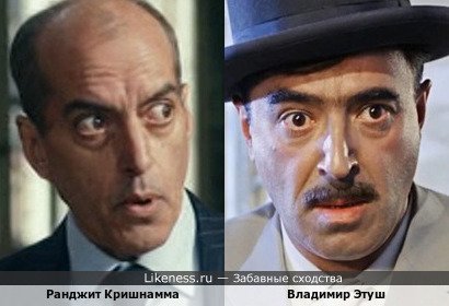 Ранджит Кришнамма в сериале "Джентльмены" напоминает Владимира Этуша