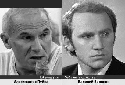 Виктор Матизен (подпись под фото ошибочна) и Валерий Баринов