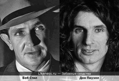 Дон Пауэлл (SLADE) и Боб Стил в х/ф "Насаждающий закон" (1951)