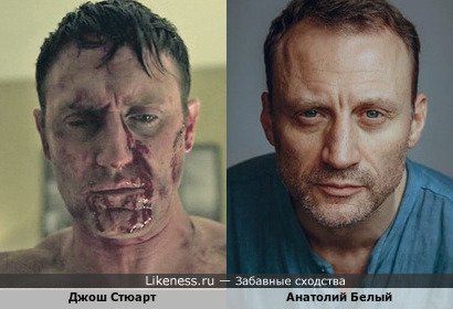 Джош Стюарт после того, как его изметелили в сериале "Каратель", стал похож на Анатолия Белого