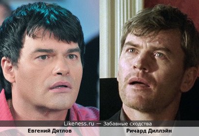 Ричард Диллэйн в сериале "Льюис" и Евгений Дятлов