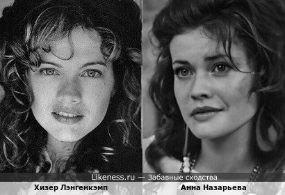 Анна Назарьева и Хизер Лэнгенкэмп